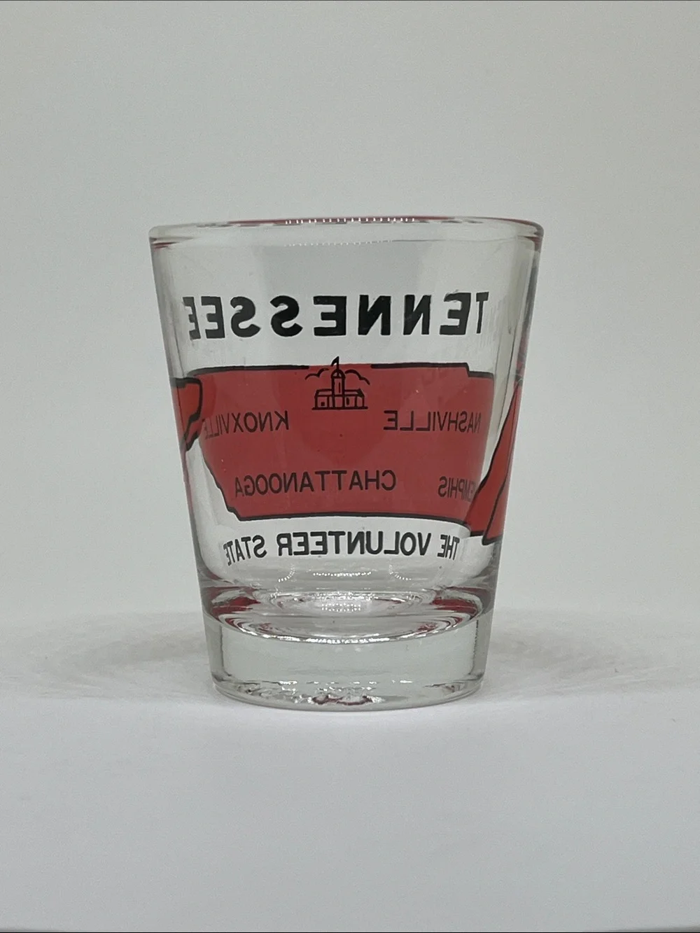 Tennessee Red Souvenir Shot Glass - Volunteer State